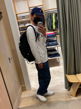 「LOGOS（ロゴス）のアイテム（バッグ）」を使った、ダイさん（メンズ・176cm）の春コーディネート