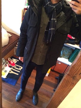 ダニさん（メンズ・178cm）の冬コーディネート