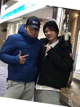 @どんおいし。さん（メンズ・178cm）の春コーディネート