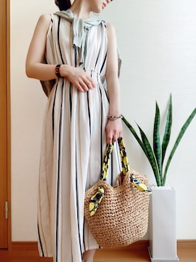 「Joint space（ジョイントスペース）のアイテム」を使った、hachi23さん（レディース・158cm）の夏コーディネート