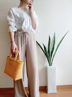 「Khaju（カージュ）のアイテム」を使った、hachi23さん（レディース・158cm）の夏コーディネート