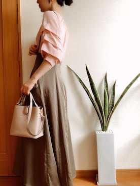 「Millennial Generation（ミレニアルジェネレーション）のアイテム」を使った、hachi23さん（レディース・158cm）の春コーディネート