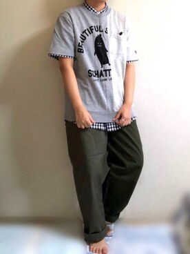 志月さん(レディース・153cm)の夏コーディネート