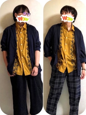 「ボーイッシュ」｜志月さん（メンズ・153cm・20代）の秋コーディネート