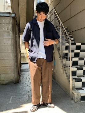 大田さん（メンズ・176cm）の夏コーディネート