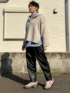 「trade mark（トレードマーク）のアイテム」を使った、5-keyさん（メンズ・172cm）の春コーディネート