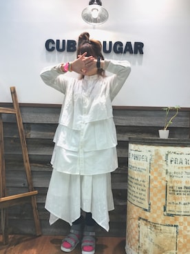 「こどもの日」｜「アイテム（ワンピース/ドレス）」を使った、あおさん（レディース・155cm）の春コーディネート