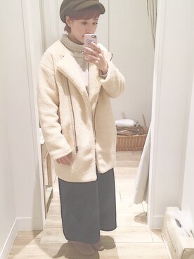 e r i .さん(レディース・159cm)の冬コーディネート