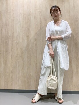 「タッセルシューズ」｜ｅ ｒ ｉ ．さん（レディース・159cm）の春コーディネート