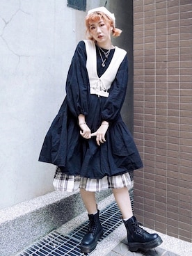 𝕄𝕚𝕜𝕒さん(レディース・173cm)の冬コーディネート