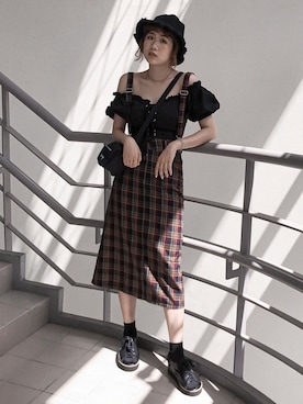 𝕄𝕚𝕜𝕒さん（レディース・171cm）の秋コーディネート