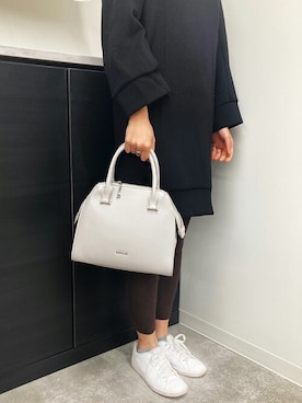 「ボストンバッグ」｜VITA ROSAさん（レディース・162cm）の冬コーディネート