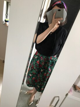 maho*さん（レディース・161cm）の春コーディネート