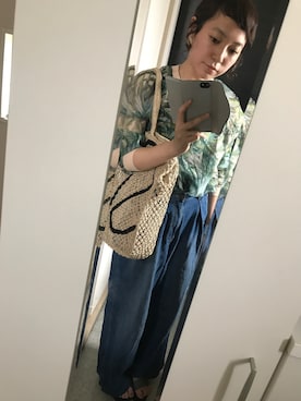 「URSELECT」｜maho*さん（レディース・161cm）の夏コーディネート