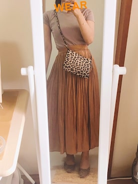 「NETSTAR（ネットスター）のアイテム」を使った、Anami さん（レディース・158cm）の秋コーディネート