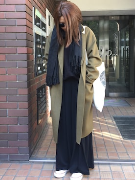 「おちびさん」｜「アイテム（ダウンジャケット/コート）」を使った、yuki06さん（レディース・156cm）の冬コーディネート
