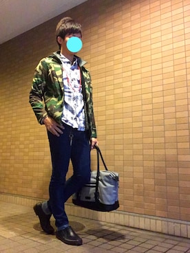 「アイテム（レインシューズ）」を使った、shogo🎩さん（メンズ・167cm）の冬コーディネート