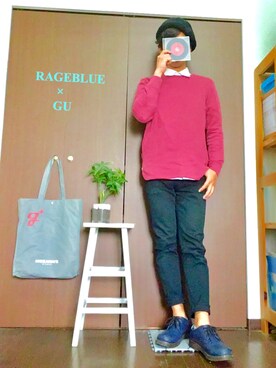 「BRONX（ブロンクス）のアイテム（帽子）」を使った、shogo🎩さん（メンズ・167cm）の春コーディネート