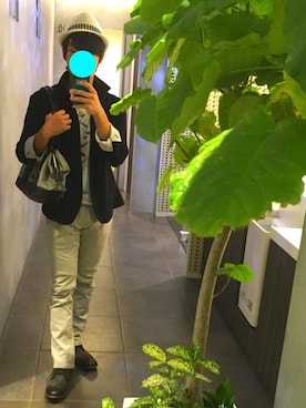 「BRONX（ブロンクス）のアイテム（帽子）」を使った、shogo🎩さん（メンズ・167cm）の秋コーディネート