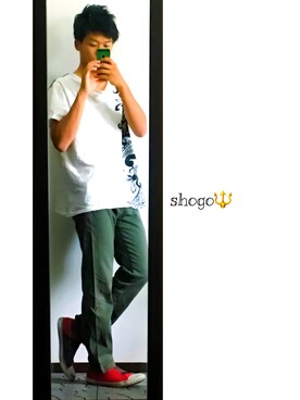 shogo🎩さん（メンズ・167cm）の夏コーディネート