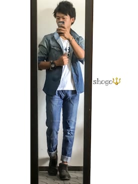 shogo🎩さん（メンズ・167cm）の夏コーディネート