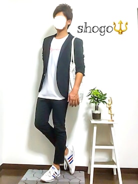 「MK MICHEL KLEIN HOMME （エムケーミッシェルクランオム）のアイテム（ジャケット/アウター）」を使った、shogo🎩さん（メンズ・167cm）の秋コーディネート