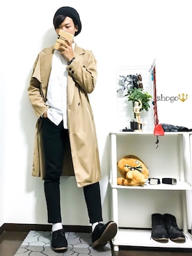 「BURGER 179/WG NICOLE CLUB（バーガーイチナナキュウダブルジーニコルクラブ）のアイテム」を使った、shogo🎩さん（メンズ・167cm）の秋コーディネート