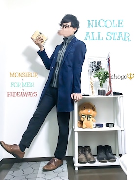 shogo🎩さん(メンズ・167cm)の冬コーディネート