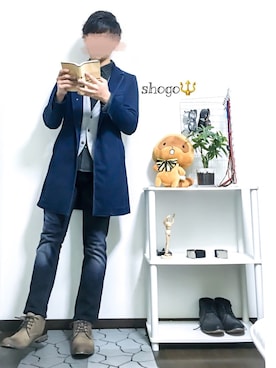 shogo🎩さん（メンズ・167cm）の冬コーディネート
