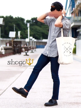 「LOVEHUNTER」｜shogo🎩さん（メンズ・167cm）の夏コーディネート