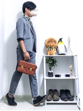 「アイテム（バングル/リストバンド）」を使った、shogo🎩さん（メンズ・167cm・20代）の夏コーディネート