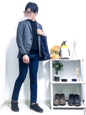 「アイテム（バングル/リストバンド）」を使った、shogo🎩さん（メンズ・167cm・20代）の秋コーディネート