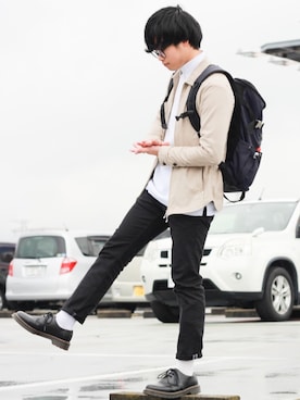 「mobus（モーブス）のアイテム」を使った、shogo🎩さん（メンズ・167cm）の冬コーディネート