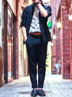 「アイテム（バングル/リストバンド）」を使った、shogo🎩さん（メンズ・167cm・20代）の春コーディネート