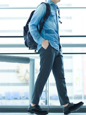 「mobus（モーブス）のアイテム」を使った、shogo🎩さん（メンズ・167cm）の秋コーディネート