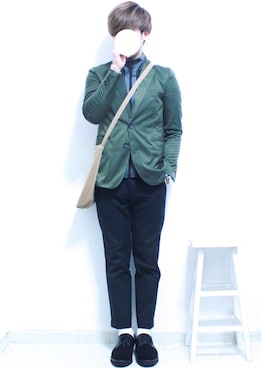 「improves（インプローブス）のアイテム（ジャケット/アウター）」を使った、shogo🎩さん（メンズ・167cm）の春コーディネート