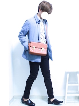 「アイテム（ステンカラーコート）」を使った、shogo🎩さん（メンズ・167cm・20代）の春コーディネート