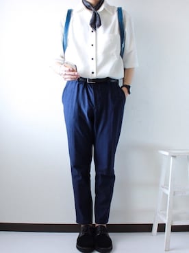 「英国」｜shogo🎩さん（メンズ・167cm）の夏コーディネート