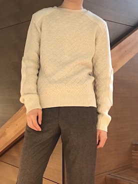 「トープ」｜「アイテム（パンツ）」を使った、NORIさん（メンズ・169cm）の秋コーディネート