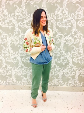 「Glamorous（グラマラス）のアイテム」を使った、Myriahさん（レディース・157cm）の春コーディネート