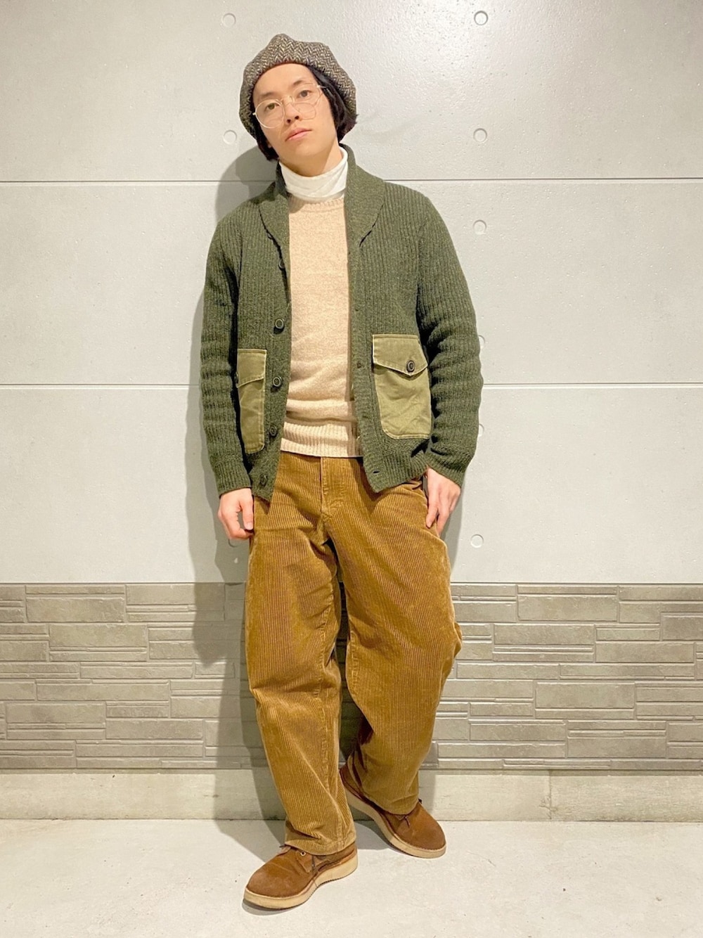 【人気のダブルアールエル】RRL グレー カーディガン L 1636941678_1000.jpg