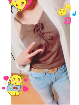 「FLAG-J（ﾌﾗｯｸﾞｼﾞｪｲ）のアイテム」を使った、maple-chanさん（レディース・154cm）の夏コーディネート