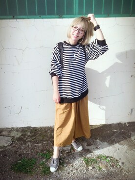 「Cienta（シエンタ）のアイテム」を使った、Joy Wuさん（レディース・158cm）の冬コーディネート