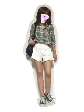 ぱぱぱさん（レディース・161cm）の春コーディネート