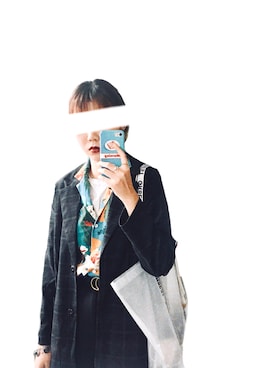 「MONKI（モンキ）のアイテム（フォーマルスーツ/小物）」を使った、モウさん（レディース・175cm）の秋コーディネート
