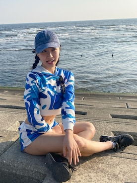 「SET UP」｜「アイテム（その他）」を使った、LISAさん（レディース・158cm）の春コーディネート