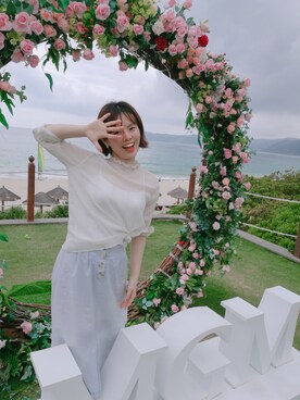 「Seaside」｜苏菲さん（レディース・160cm）の春コーディネート