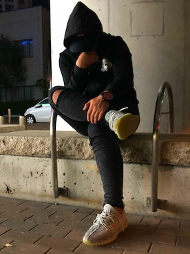 「DOPE（ドープ）のアイテム」を使った、翔太さん（メンズ・175cm）の秋コーディネート