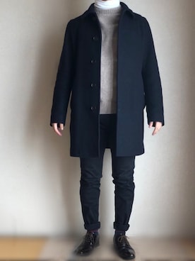 「アイテム（その他トップス）」を使った、444さん（メンズ・169cm）の冬コーディネート