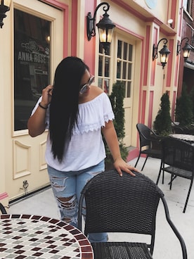 「distressed jeans」｜kylaさん（レディース・157cm）の秋コーディネート